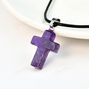 Amethyst Cross Pendant