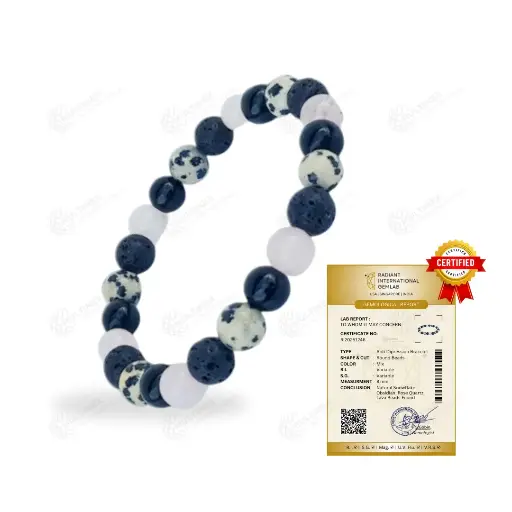 [MI-IB03] Anti Depression - Natural Gemstone Intention Bracelet (Certified)