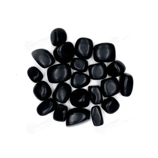 [MI-TS06] Natural Black Obsidian Gemstone (4 Pcs)